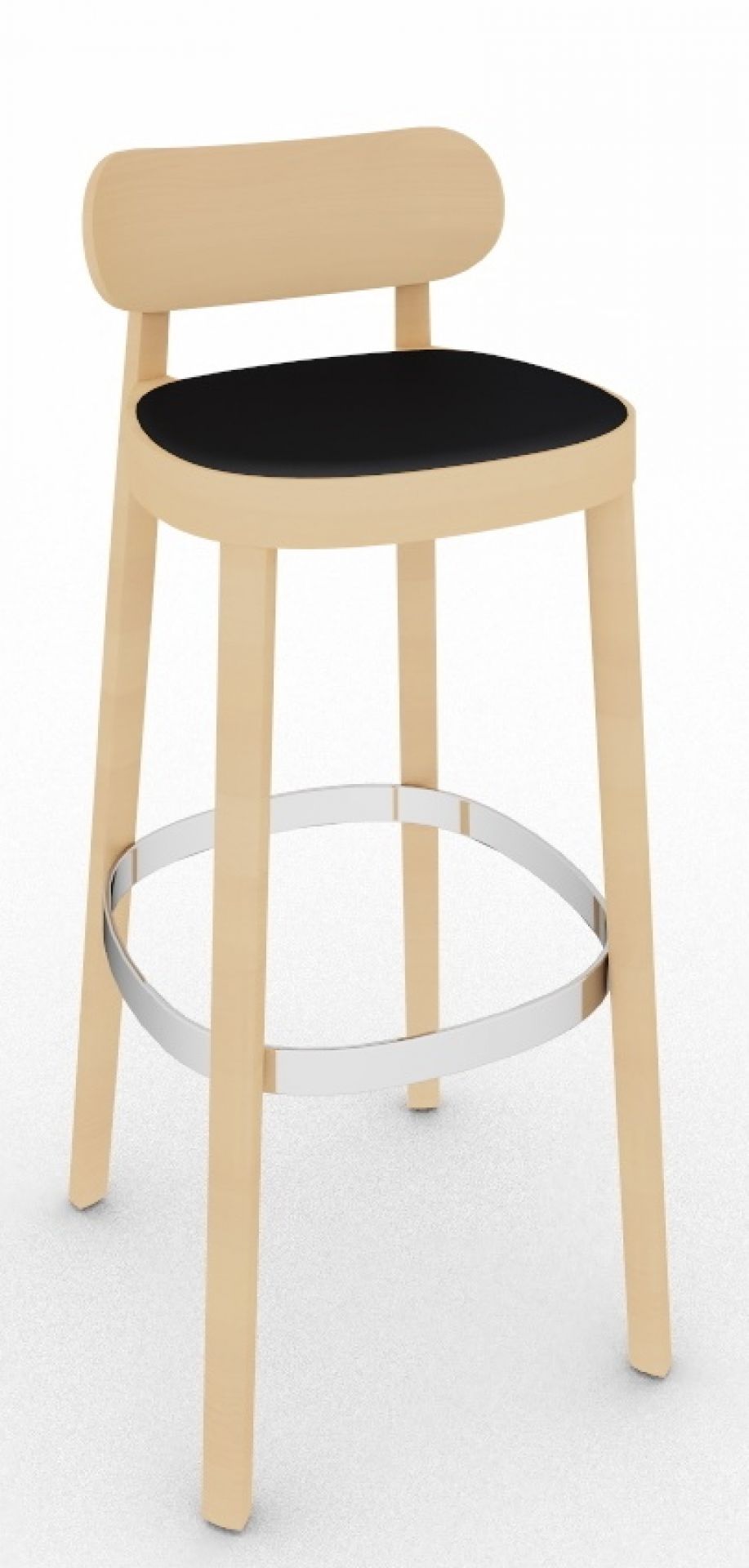 Holzstuhl / Barhocker 118 SPH Thonet